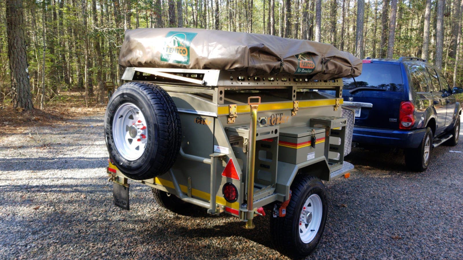 GPS-tracked utility trailer